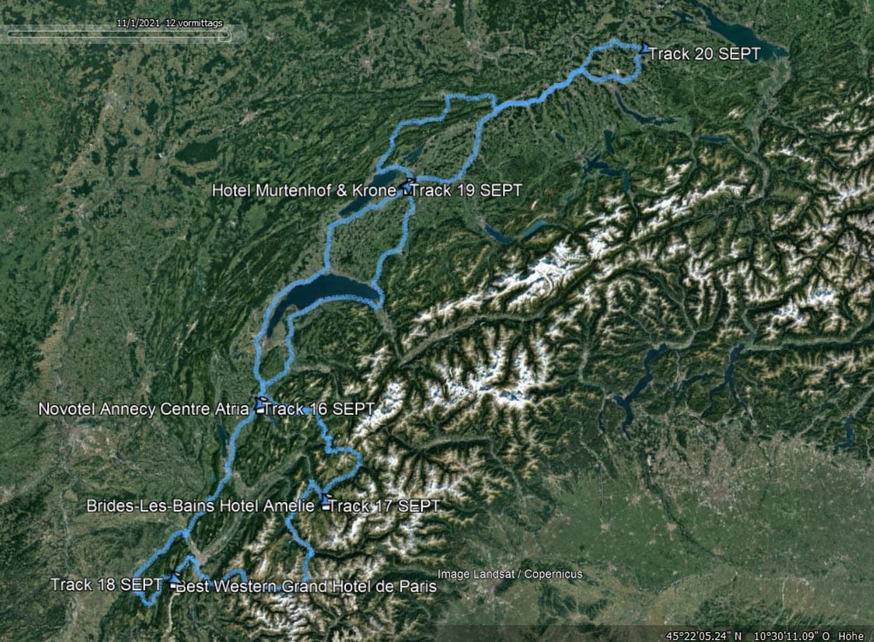 GMC Route 2021_09_16-20 Franz Alpen 1418 km
